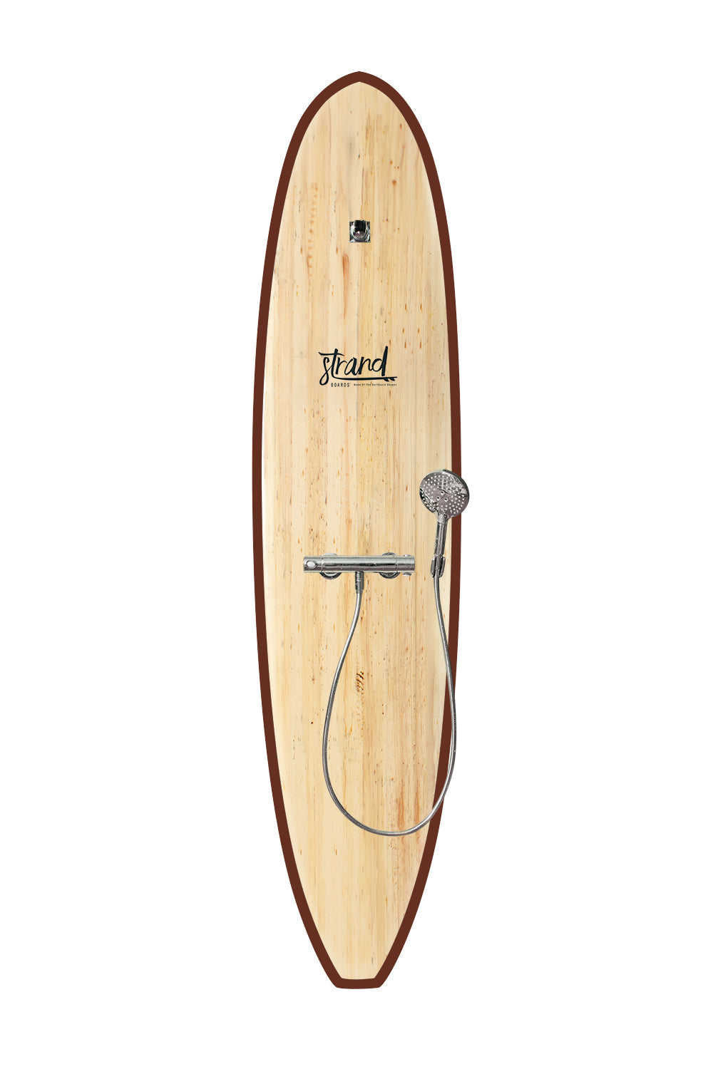 Strand Boards® | Strand Series | Kona Surfboard Outdoor Shower | Beach Component | Brown