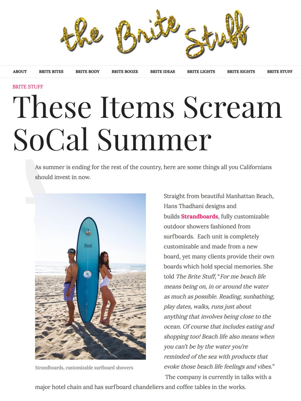These Items Scream SoCal Summer