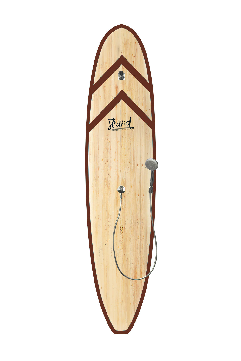 Strand Boards® | Strand Series | Fiji Surfboard Outdoor Shower | Sole Component | Brown