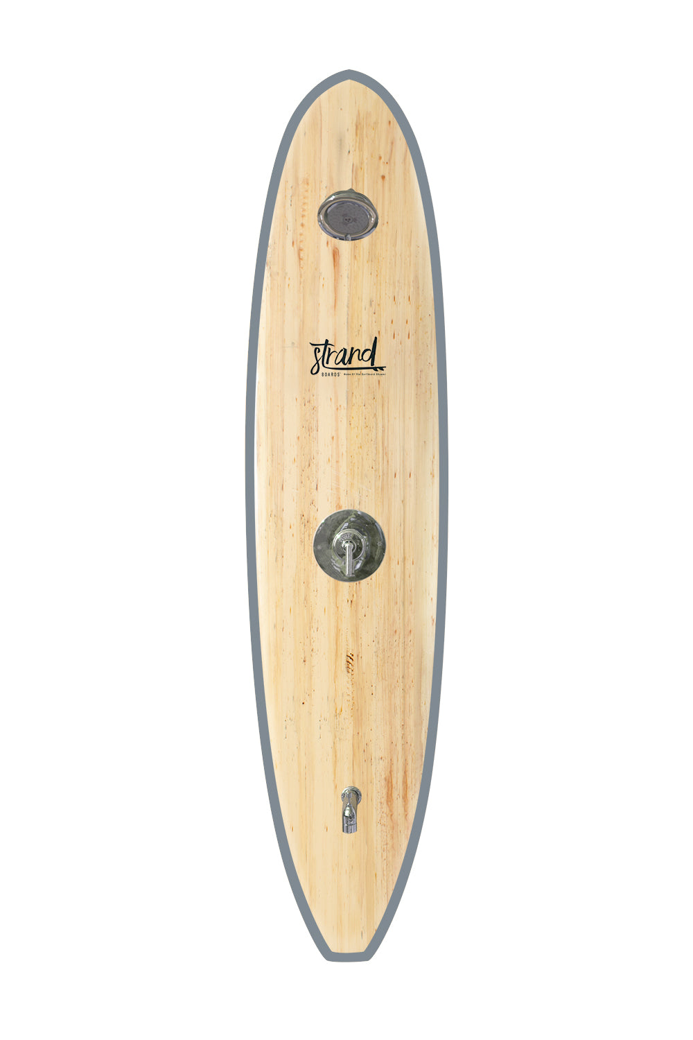 Strand Boards® | Strand Series | Kona Surfboard Outdoor Shower | Elite Component | Grey