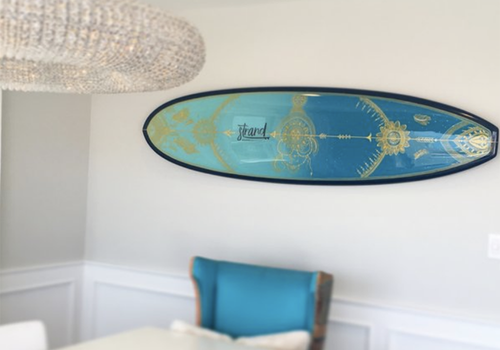 Strand Boards® | Worlds Away Art Decor Board | Surfboard Decor  