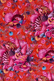 Strand Boards® | Strand Series | St. Barts Surfboard Outdoor Shower | Stunning Fabric Pattern