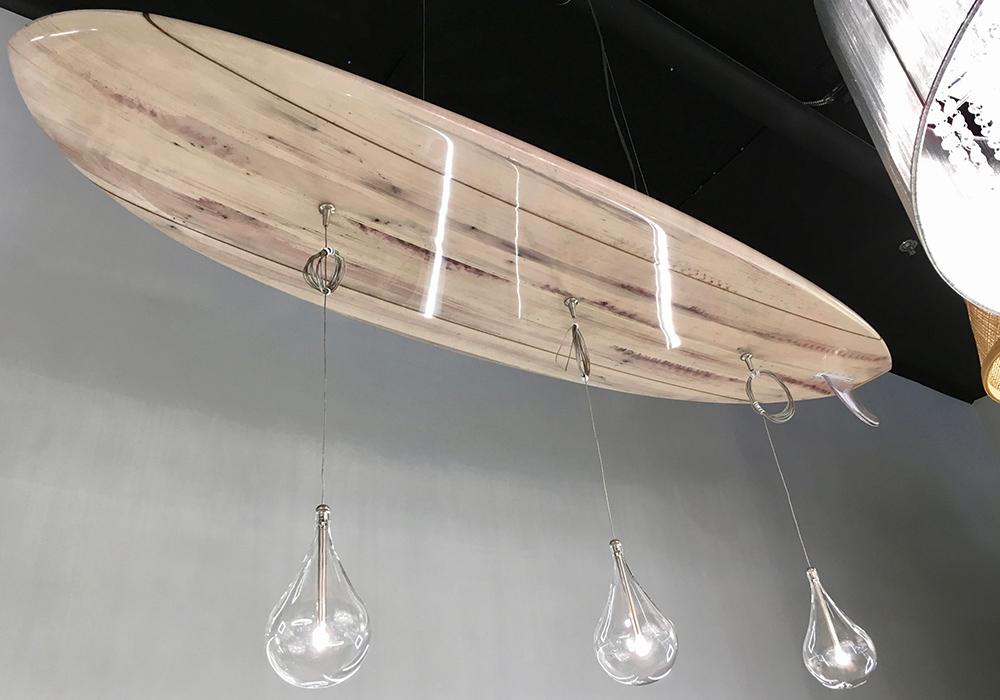 Surfboard ceiling deals light