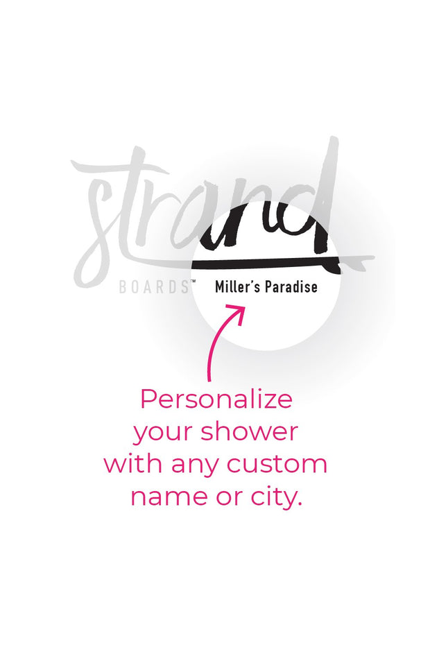 Strand Boards® | Strand Series | Newport  Surfboard Shower | Personalization